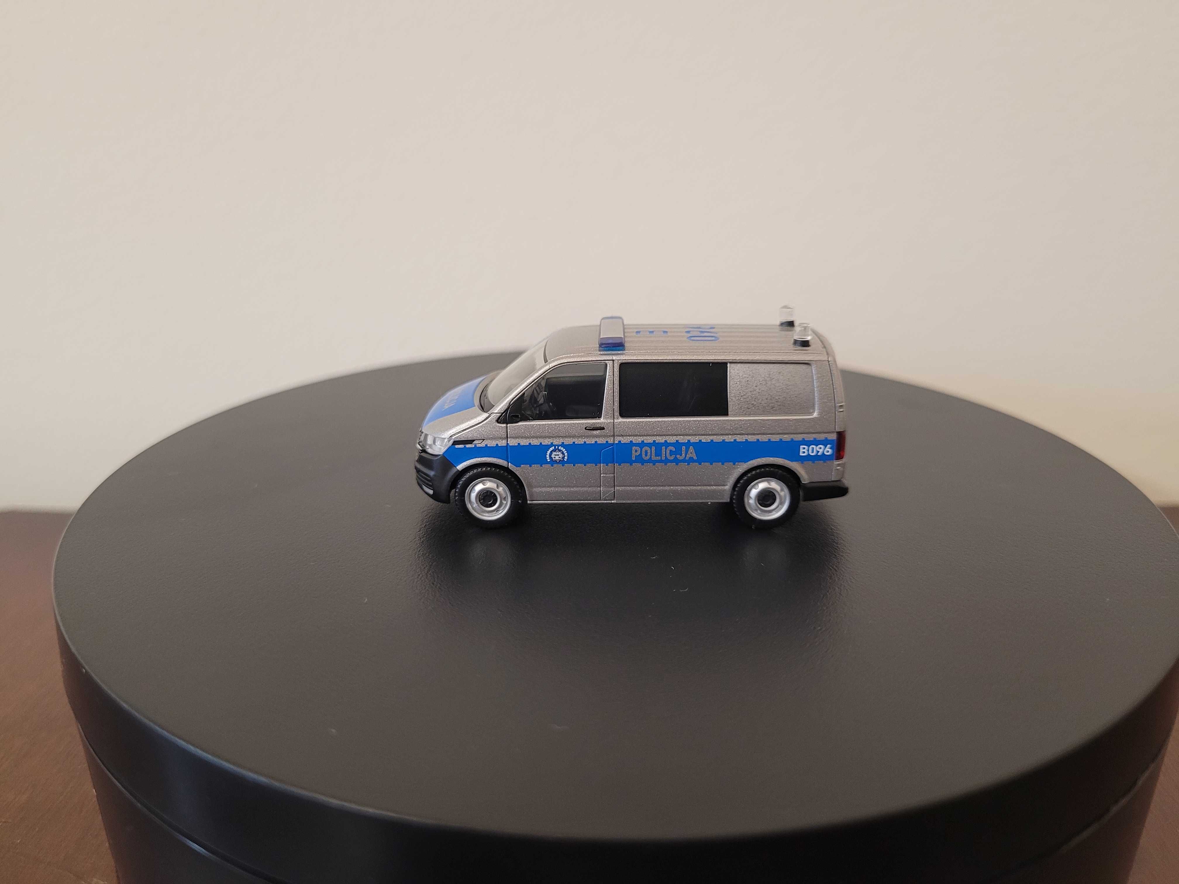 VW T6 Polska Policja Herpa 097109 skala 1:87