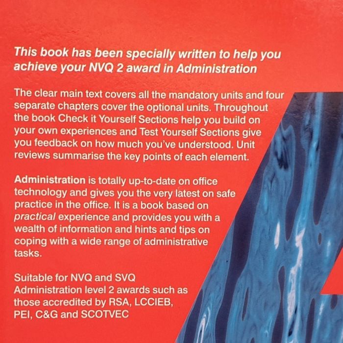 Livro "Administration NVQ Level 2" - Carol Carysforth