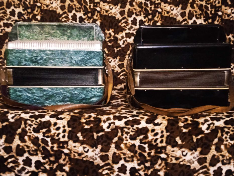 Баян "Украина" зелёный