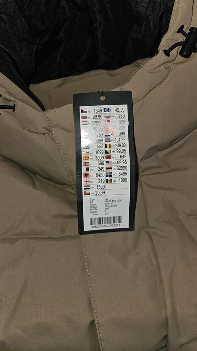 Kurtka zimowa gruba ciepłaa