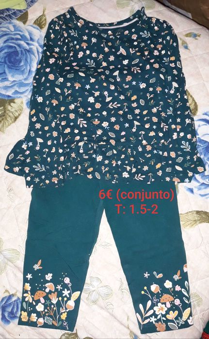 Roupa de menina, tamanho 1.5 a 2 anos.