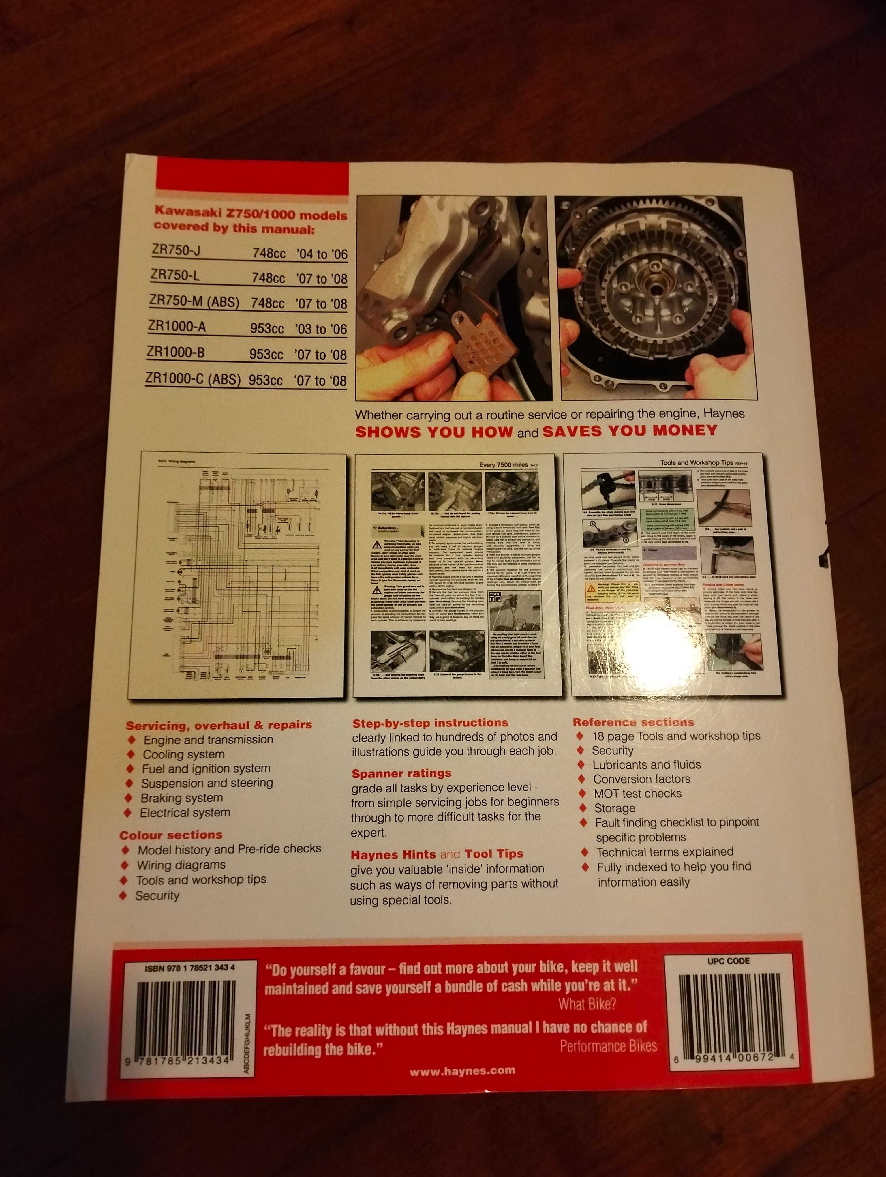 Haynes  - Kawasaki Z750 e Z1000