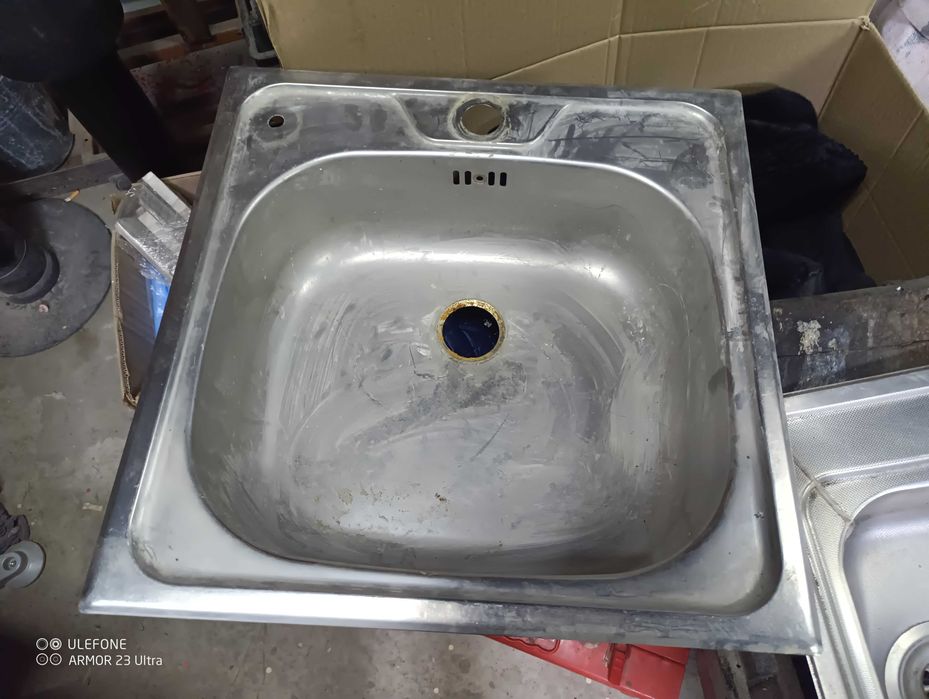Мойка двойная и одинарная из нерж.