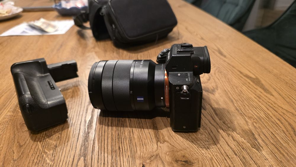 Sony a7s2 a7sii zestaw z obiektywem pełna klatka grip