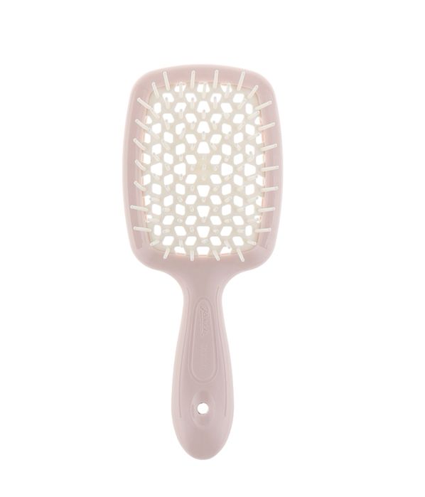 Гребінець Janeke Superbrush Original mini пудрова з білим