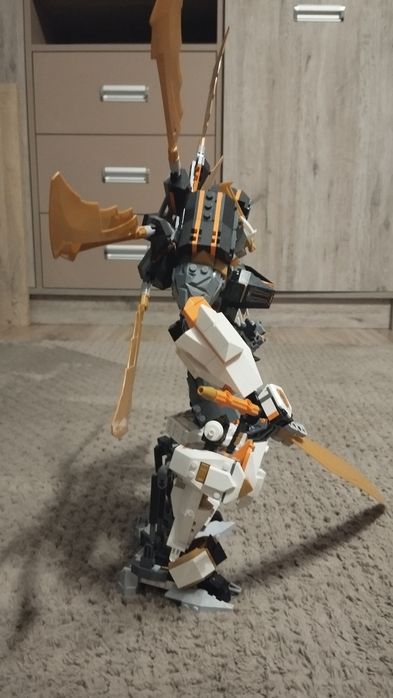 Lego niniago tytanowy smok - mech cole'a