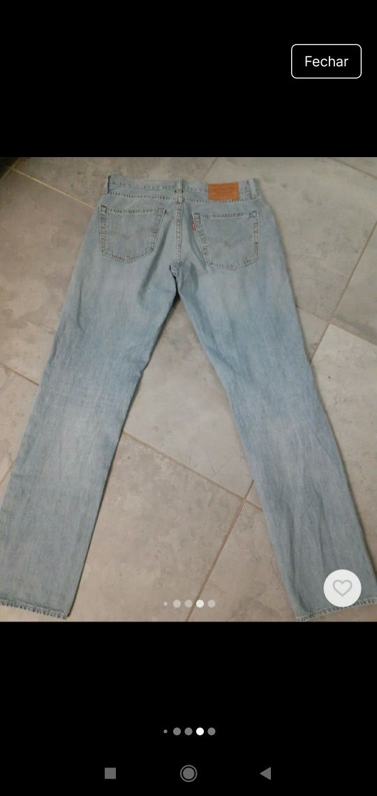Calças ganga Levis 511