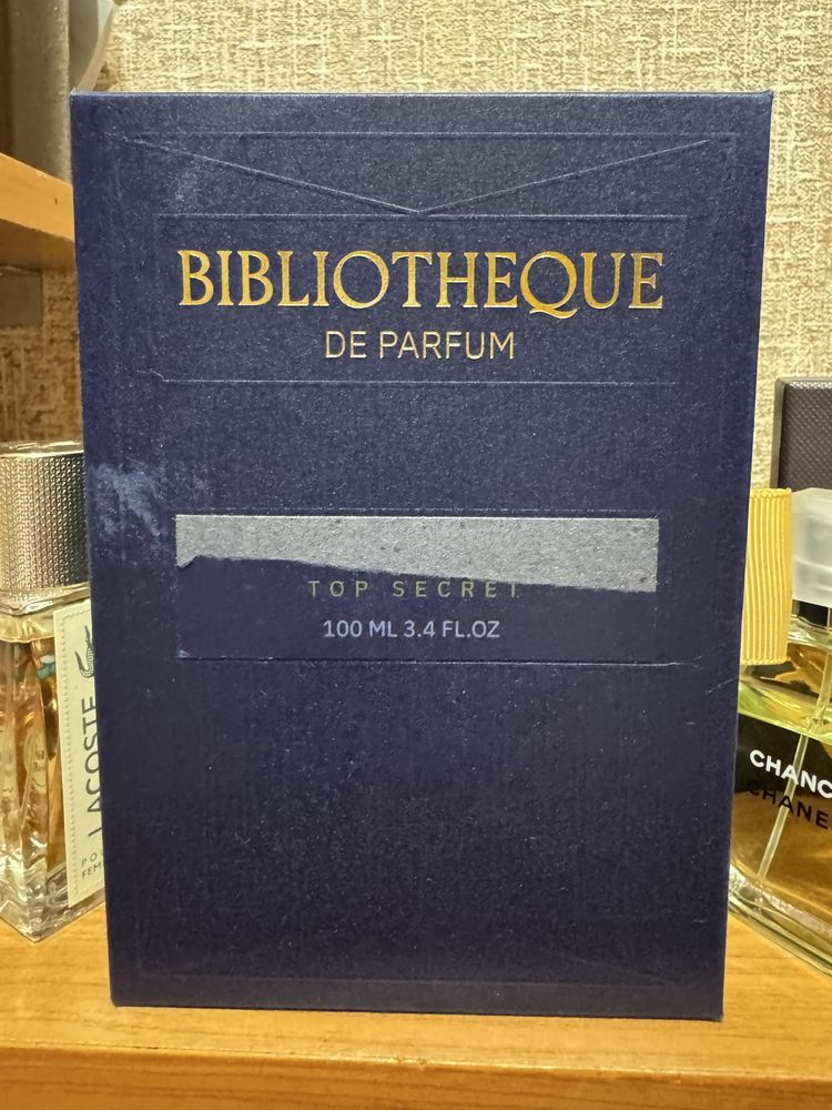 Bibliotheque de parfum Top secret 100 мл