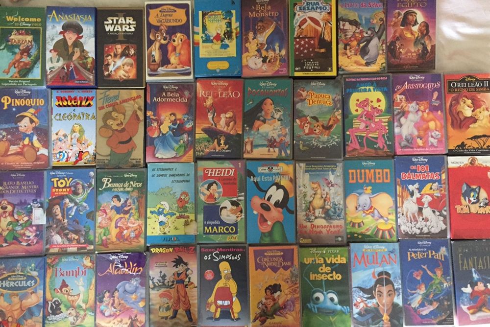 30 cassetes VHS Disney