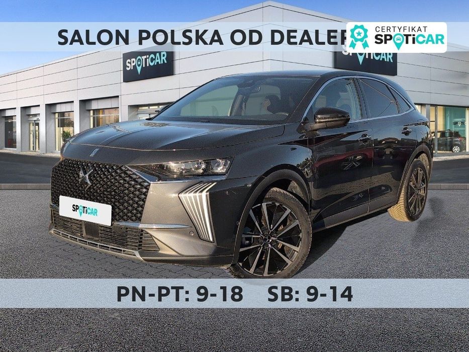 DS Automobiles DS 7 Crossback 1.6 E-Tense Bastille aut SalonPL FVat Nowy Model Od Ręki Zadbany
