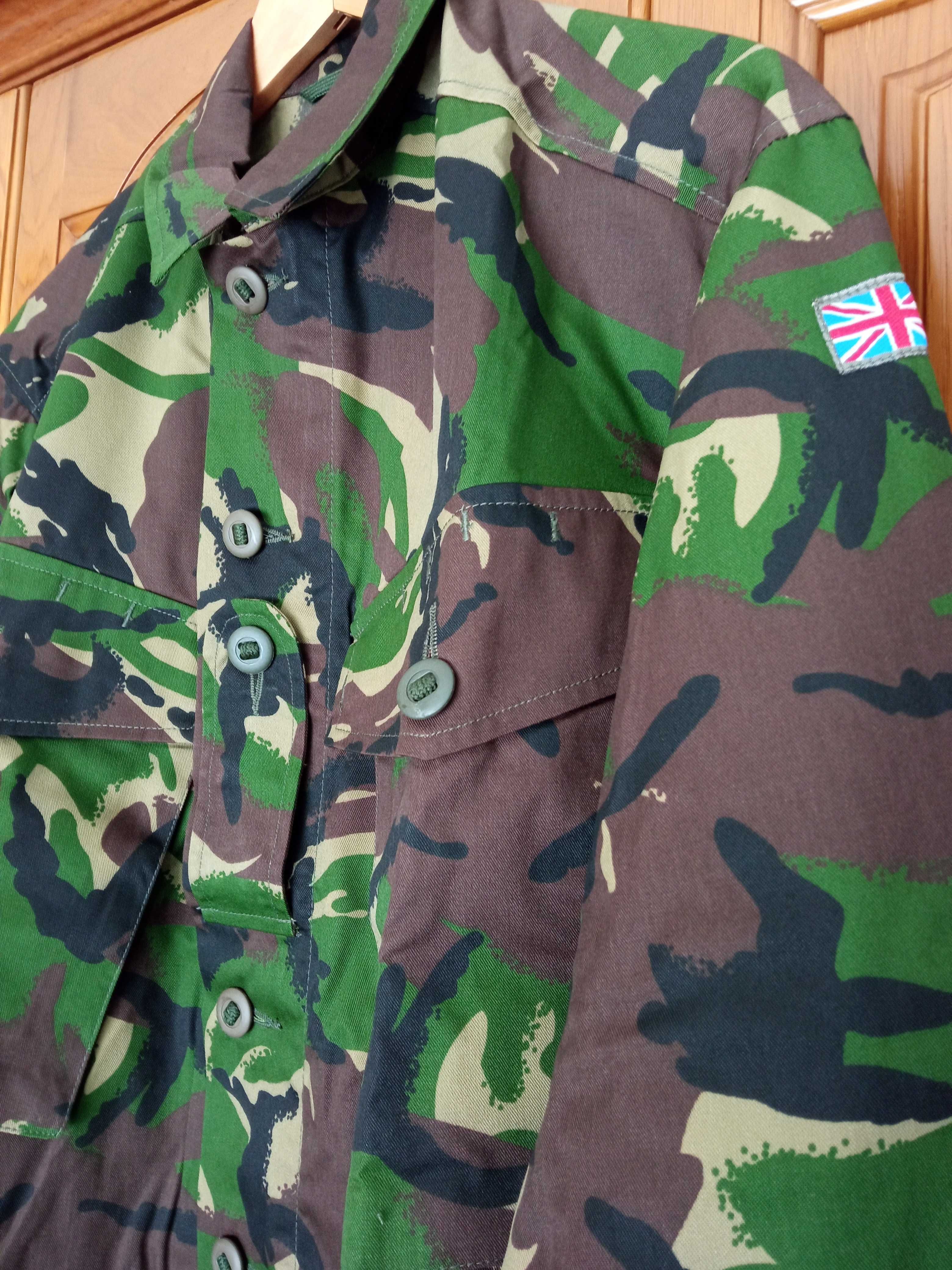Casaco militar camuflagem DPM Woodland Ripstop Exército Britânico NATO