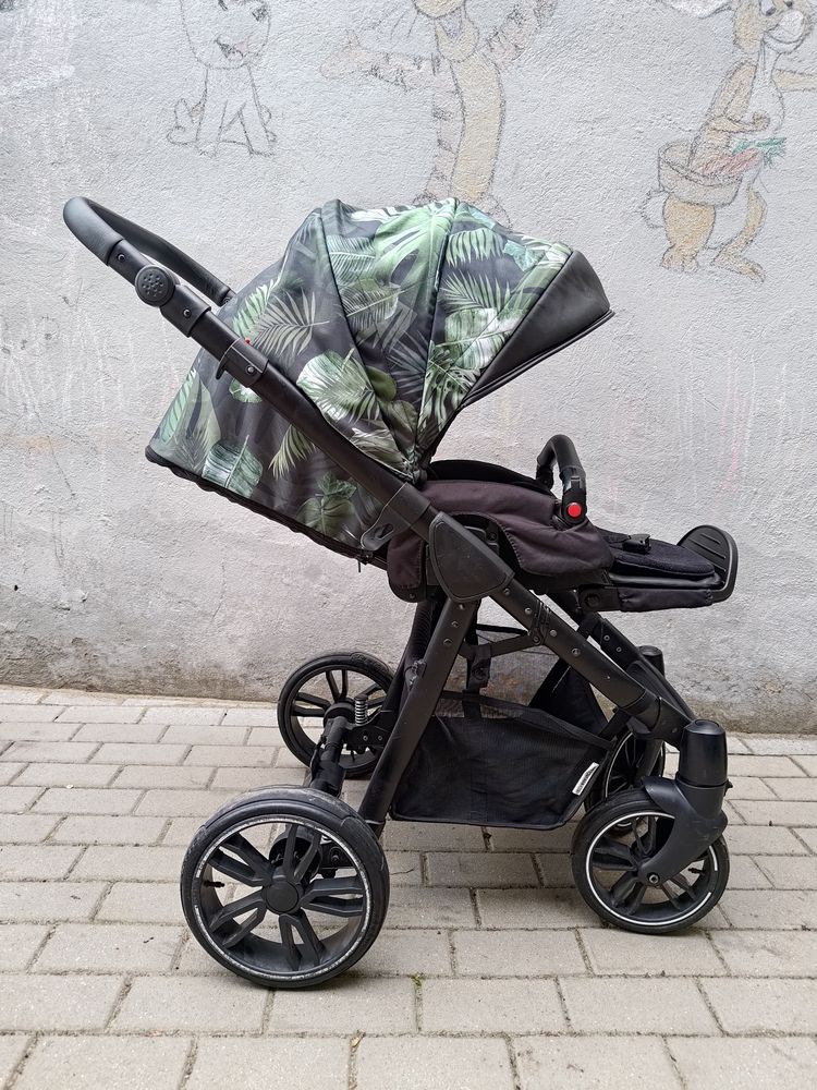 Wózek dziecieci 3w1 BabyActive + baza isofix  do fotelika