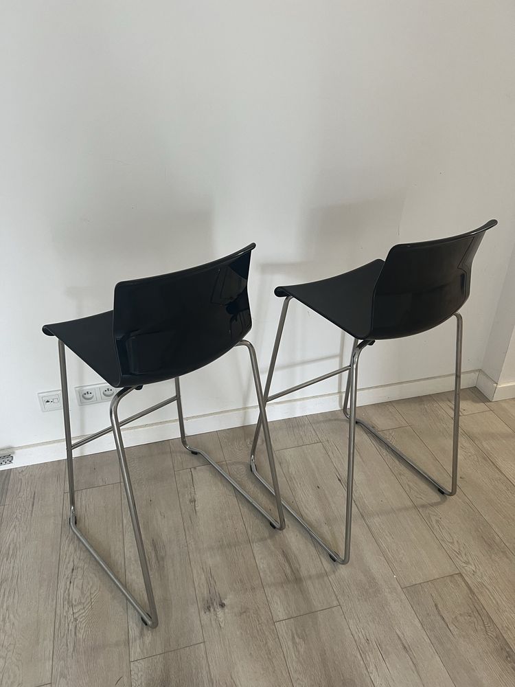 2x Hoker krzesło barowy ikea glenn 75cm