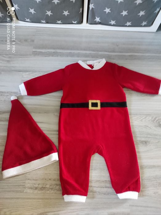 Strój Mikołaja polarowy H&M 68