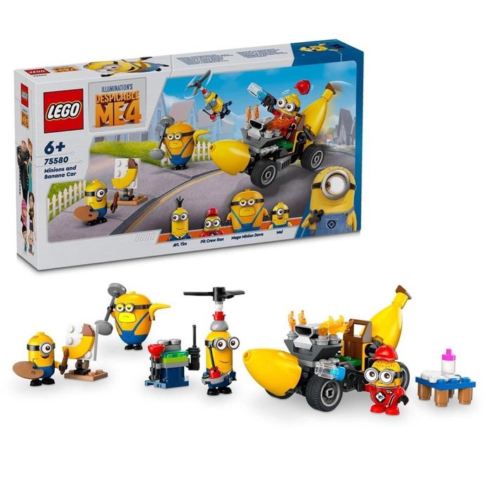 LEGO(R) GIRLS FIRST 75580 Minionki i bananowóz LEGO(R) Rok wydania:
