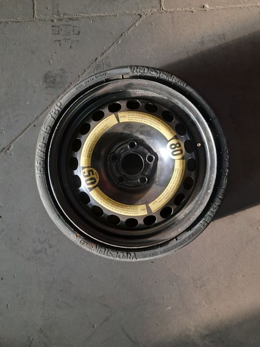 Koło dojazdowe 15" 5x100 ET 28 155/70-15 78P Vredestein