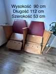 Stare Fotele kinowe czerwone