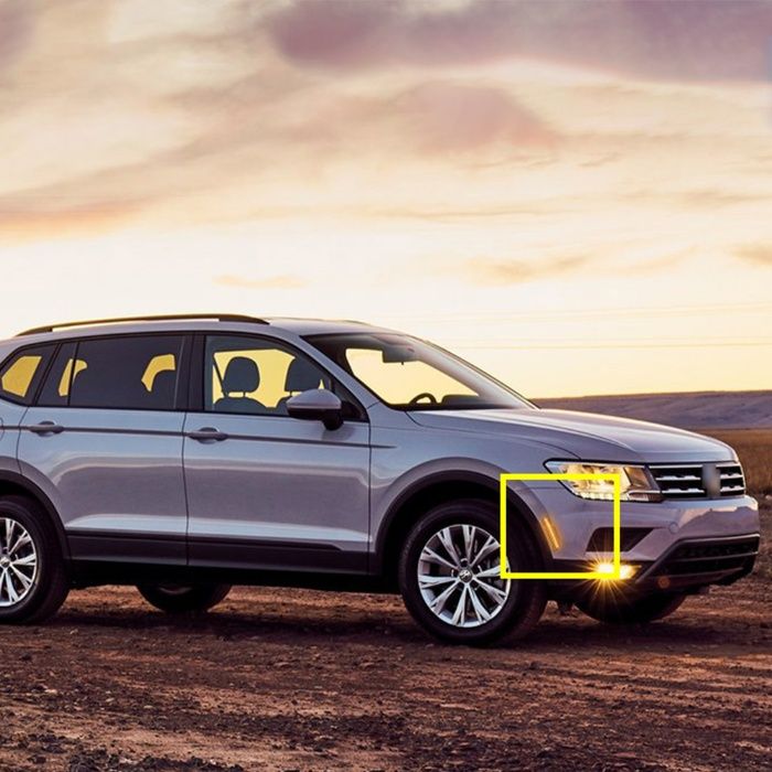 Боковые габаритные огни поворотник бампера Tiguan Beetle катафот