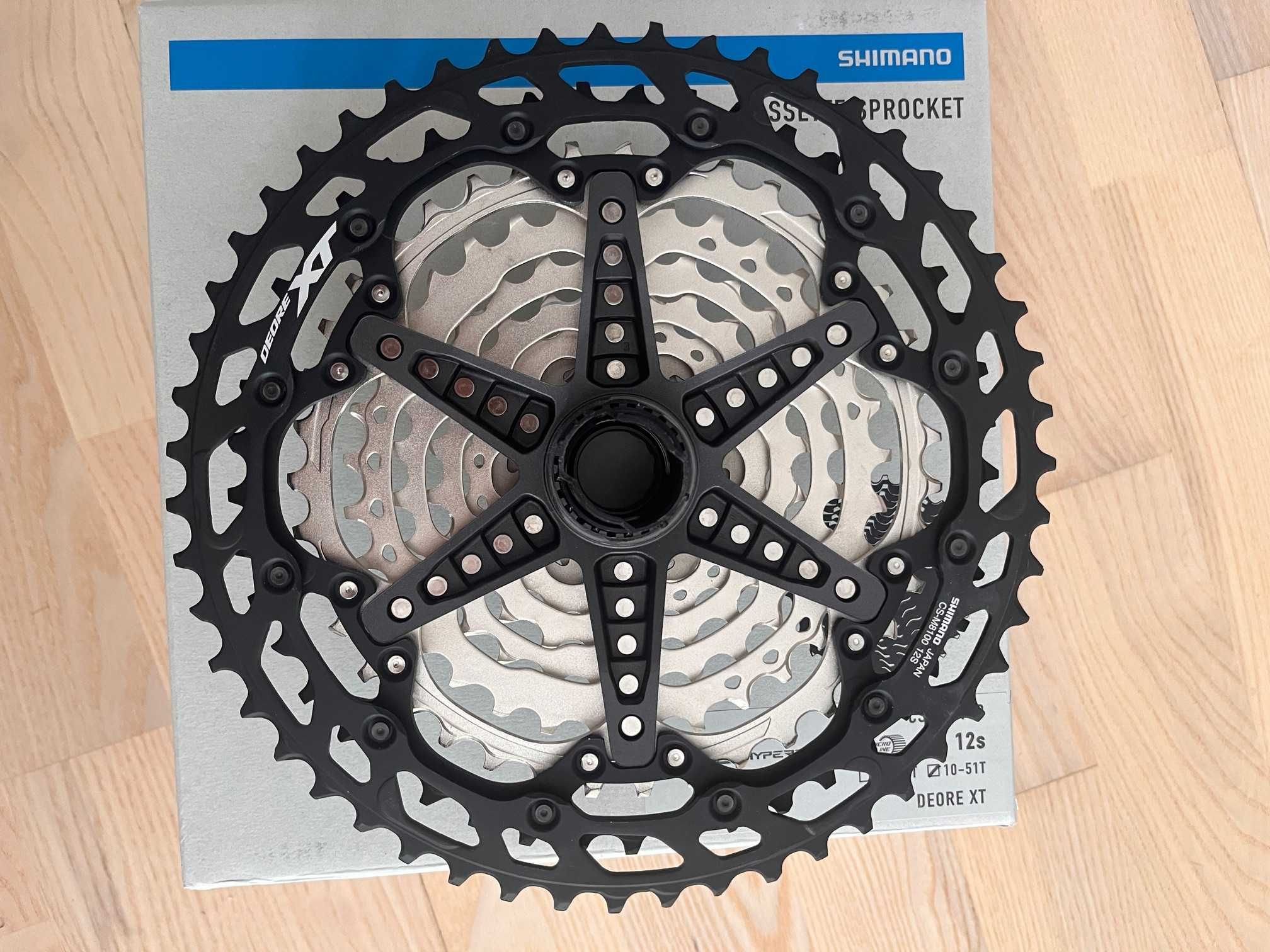 Kaseta Shimano XT CS-M8100 12rz. 10-51T Box naped 12s cs m 8100