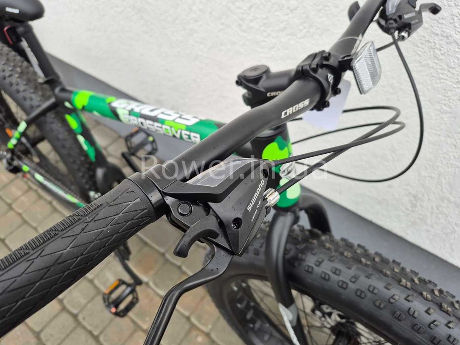 Фетбайк велосипед Fatbike Cross Crossover Rigit 26x4 2025 рама 19" gre