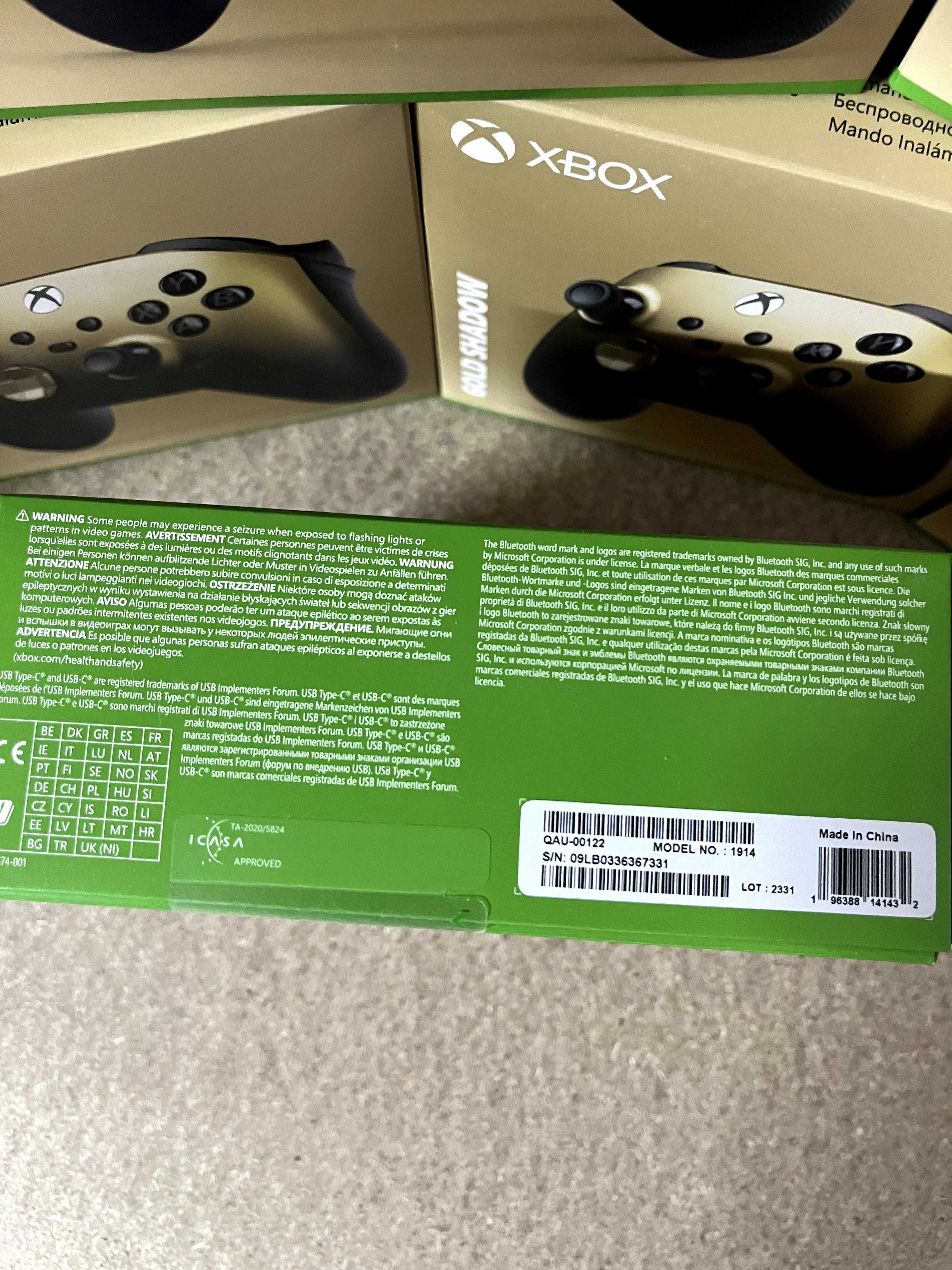 Геймпад Microsoft Xbox Series X/S Wireless Controller Gold Shadow Нові