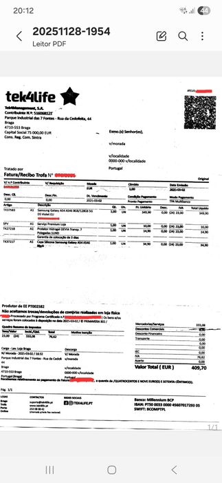 Samsung Galaxy A54 8/128Gb Semi-Novo