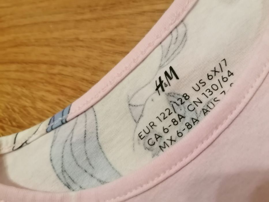 Bluzeczka hm 122/128 jak nowa