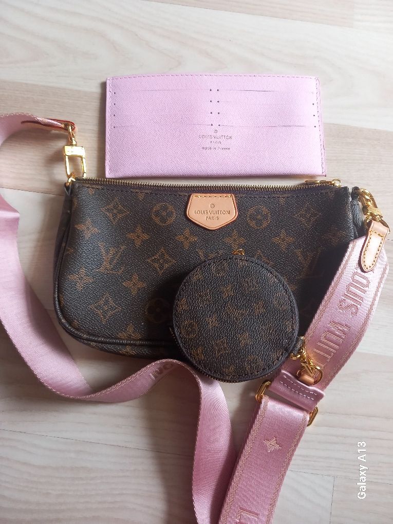 Louis vuitton multi pochette monogram canvas torebka