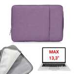 Torba na laptopa nylon laptop bag Macbook AIR PRO 13" fioletowa