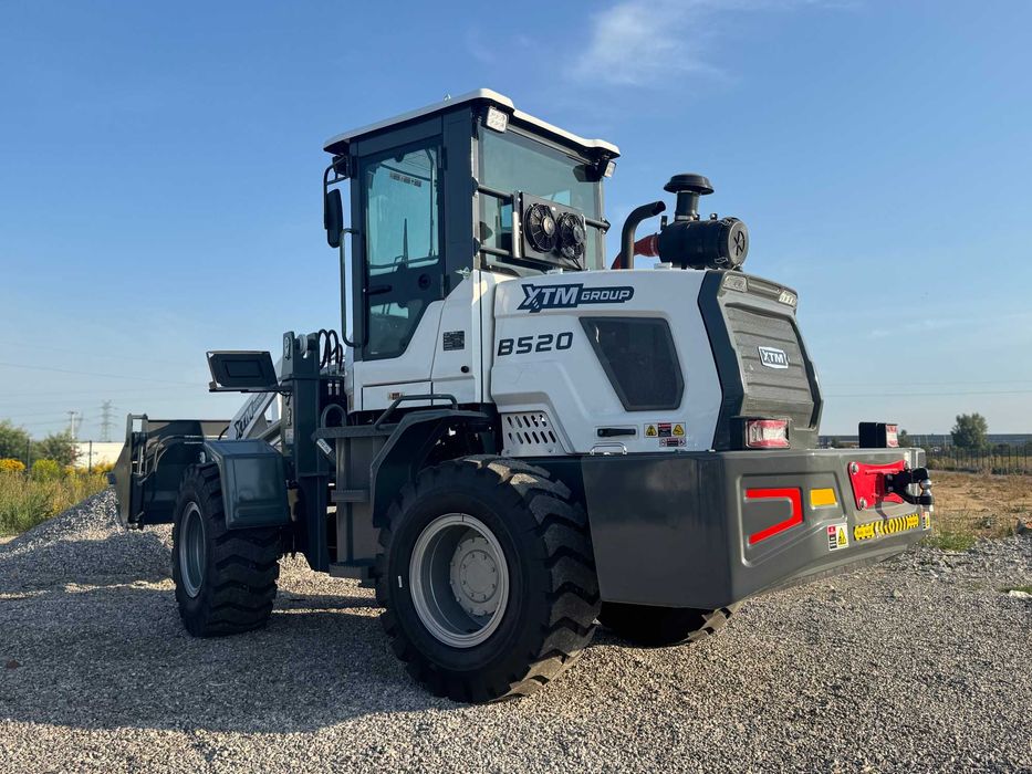 NOWA Ładowarka Kołowa Przegubowa XTM B520 Łyżka 4w1 Gwarancja Leasing