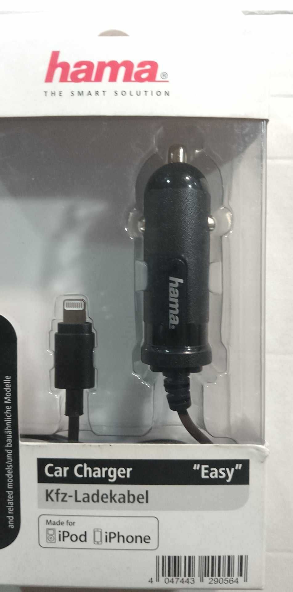 HAMA Ładowarka Apple Lightning iPhone iPad iPod MFI 8 Pin czarna