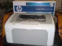 Принтер HP LaserJet P1102 — лазерний, ч/б,