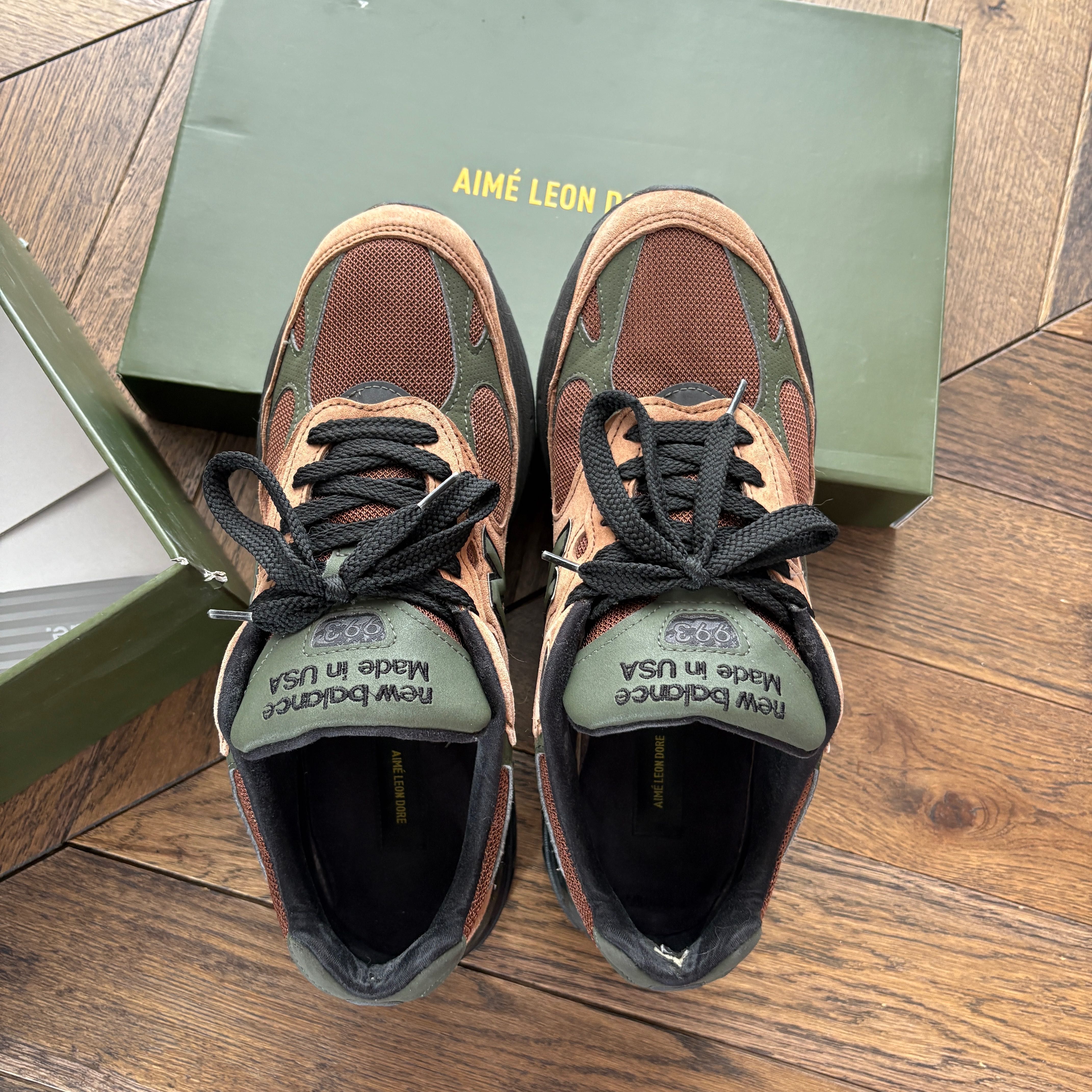 Легендарные AIMÉ LEON DORE X NEW BALANCE 993  Brown 43 рр