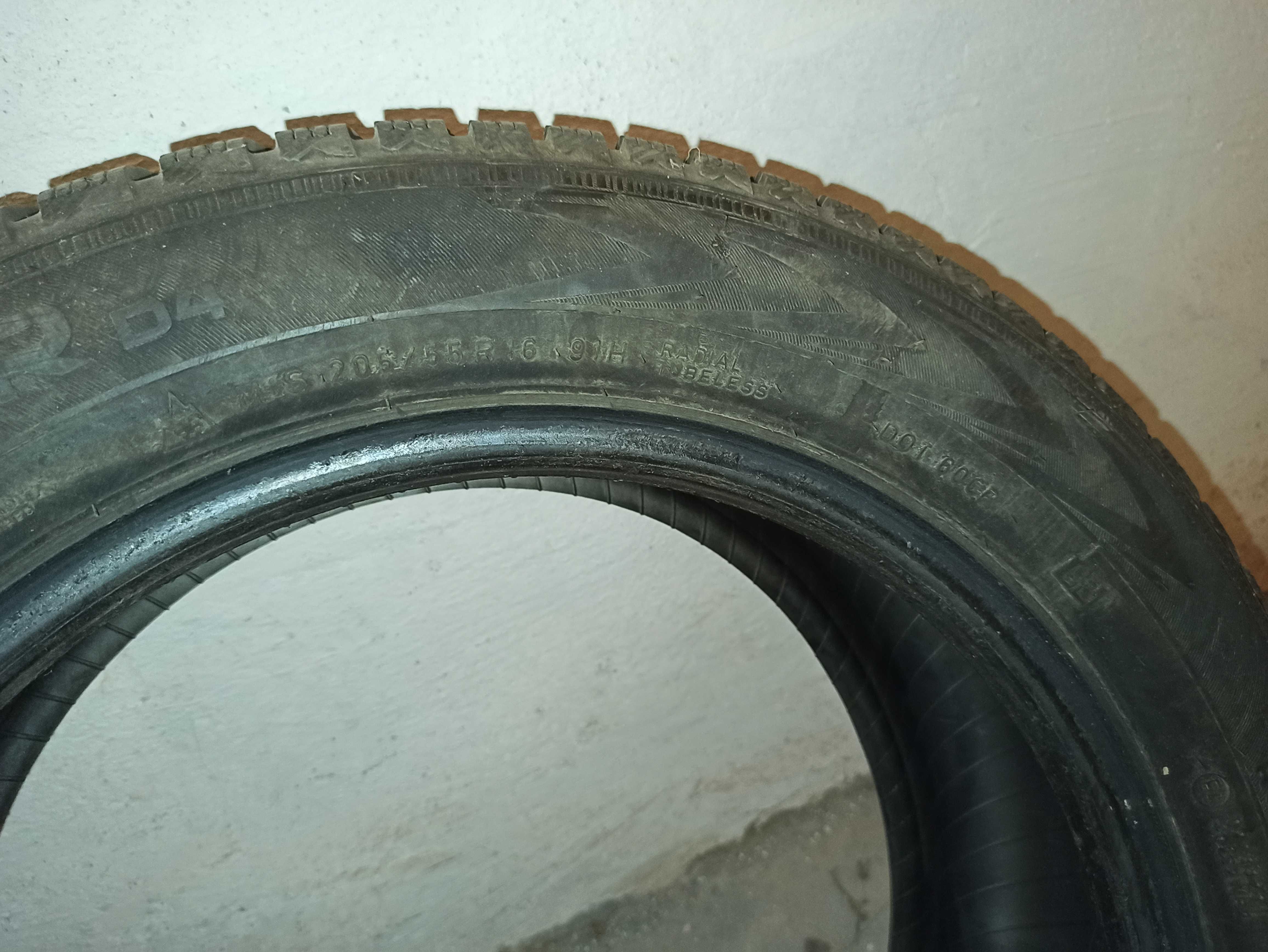 5 opon Nokian wr d4 205/55 r16, 6-7 mm bieżnika, cena/szt