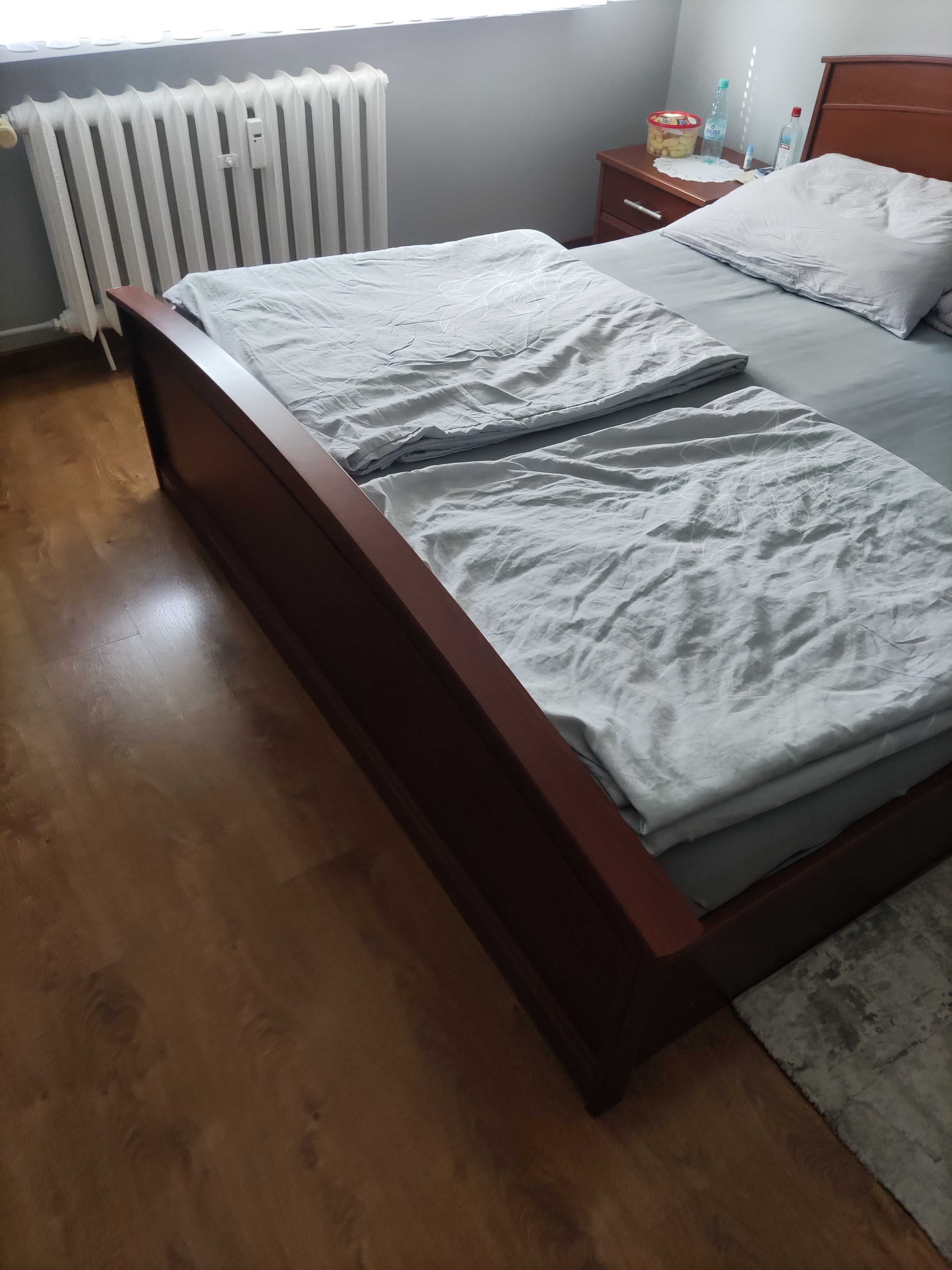 Łóżko 160x200 materac pojemnik