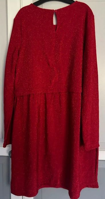 Красное блестящее вечернее платье для девочек 12-13 лет, George