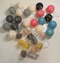 LED-Гірлянда тайська Cotton Balls.LED-Гірлянди JYSK KAARE,GODVIN 135см