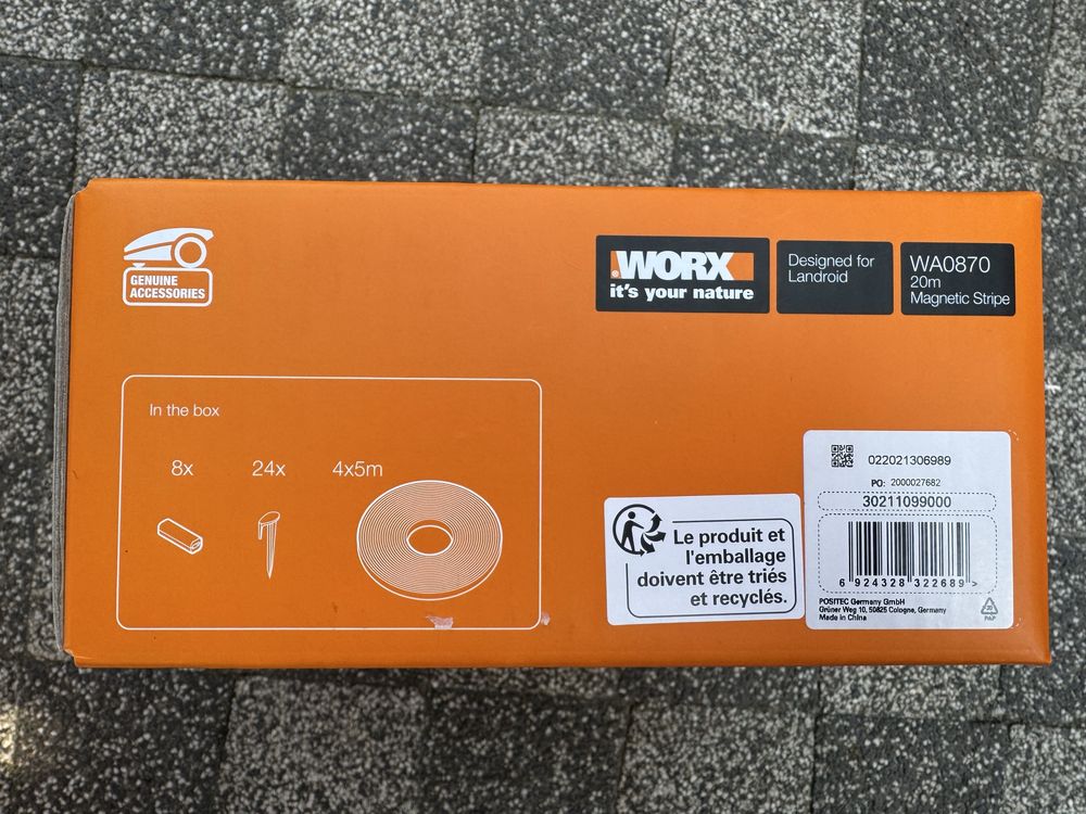 Moduł wirtualne ogrodzenie i 60 m taśmy magnetycznej Landroid Worx