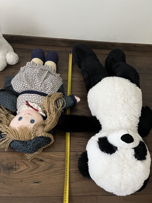 Duze pluszaki i szmaciana zuzia