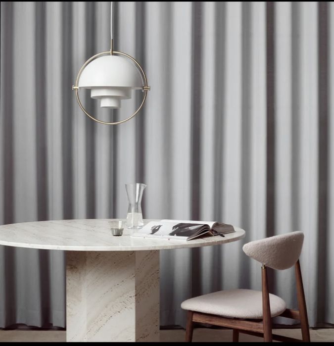 Lampa wisząca sufitowa biała 28cm