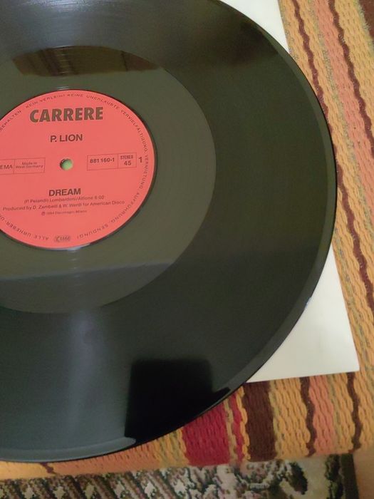 P.Lion-Dream, 12"Maxi singiel winylowy Italo disco