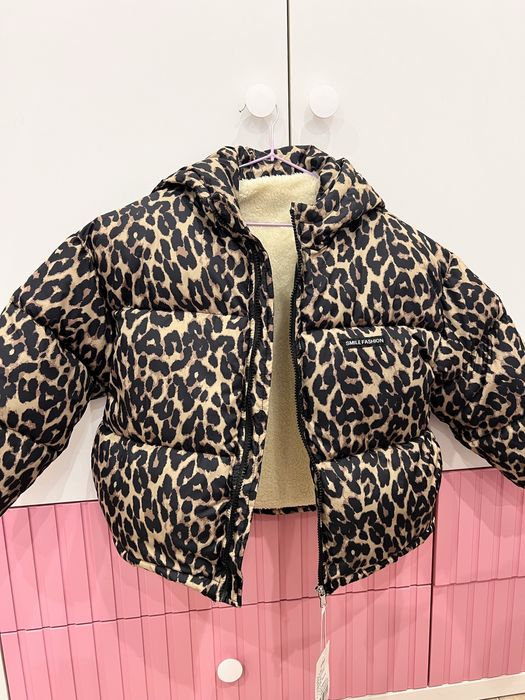 Куртка зима лео принт