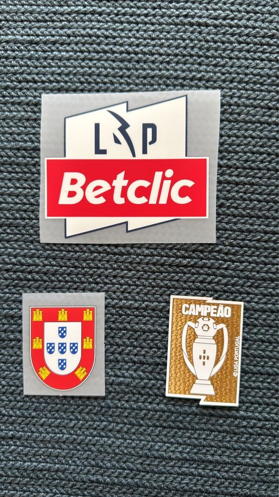 Patchs badge betclic campeao nacional quinas sporting benfica porto