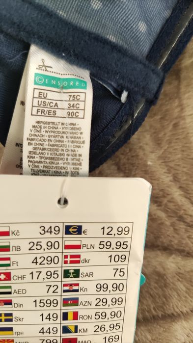 Bikini strój kąpielowy CENSORED