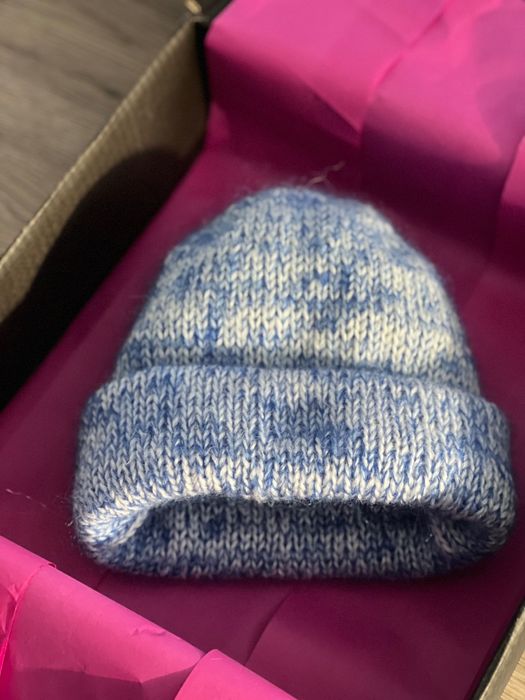 Czapka dwustronna/podwójna z moherem