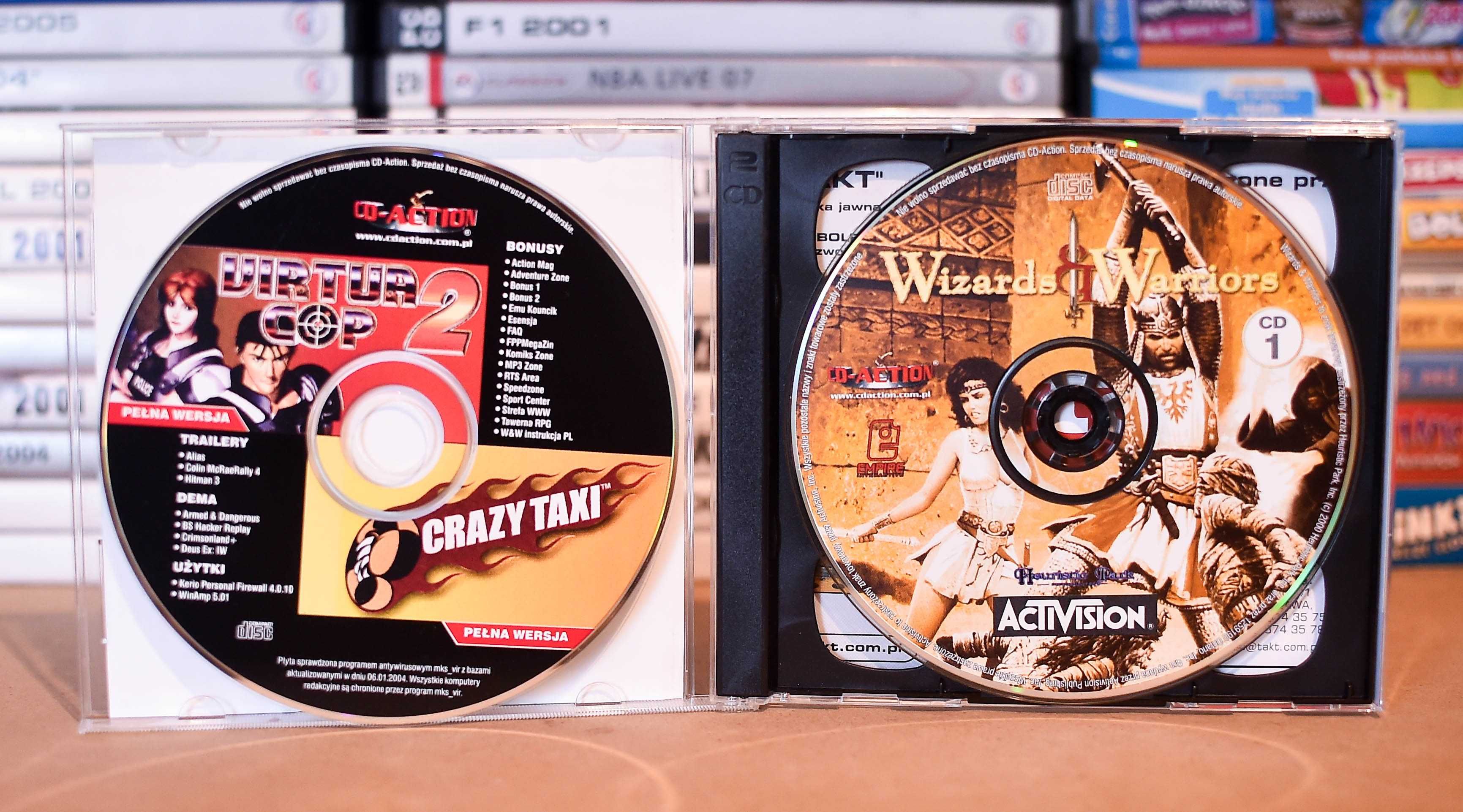 PC # CD-Action nr.96 Luty 2004 - W & W / Crazy Taxi / Virtua Cop 2