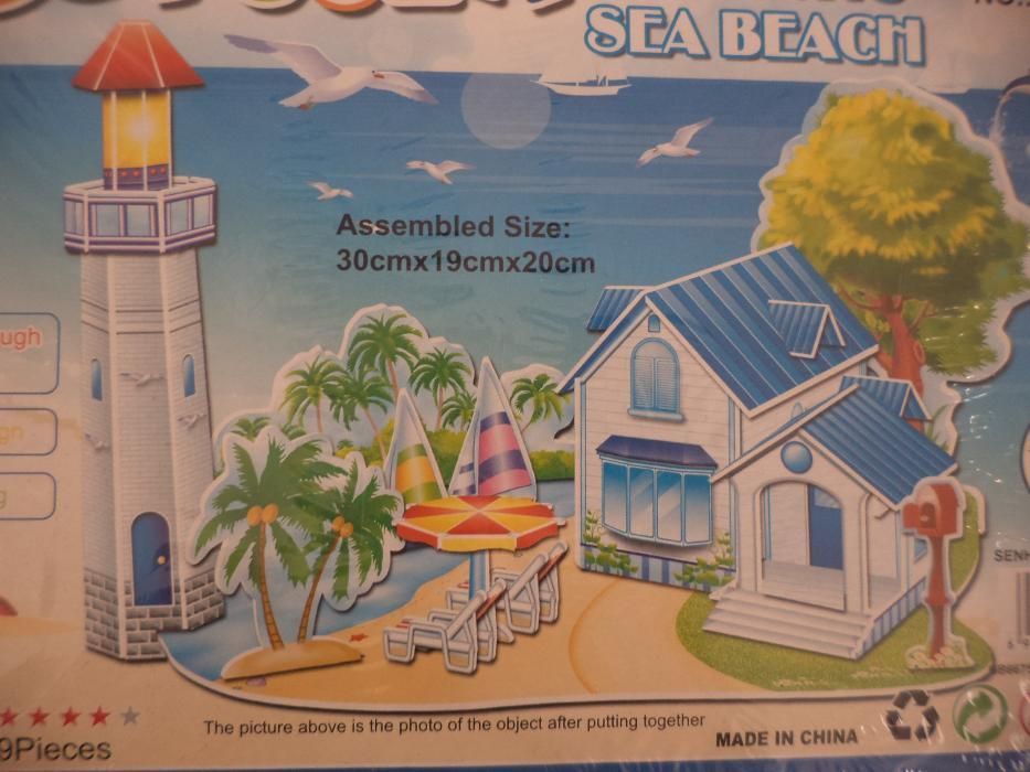 Puzzle 3D - Romantic Sea Beach
