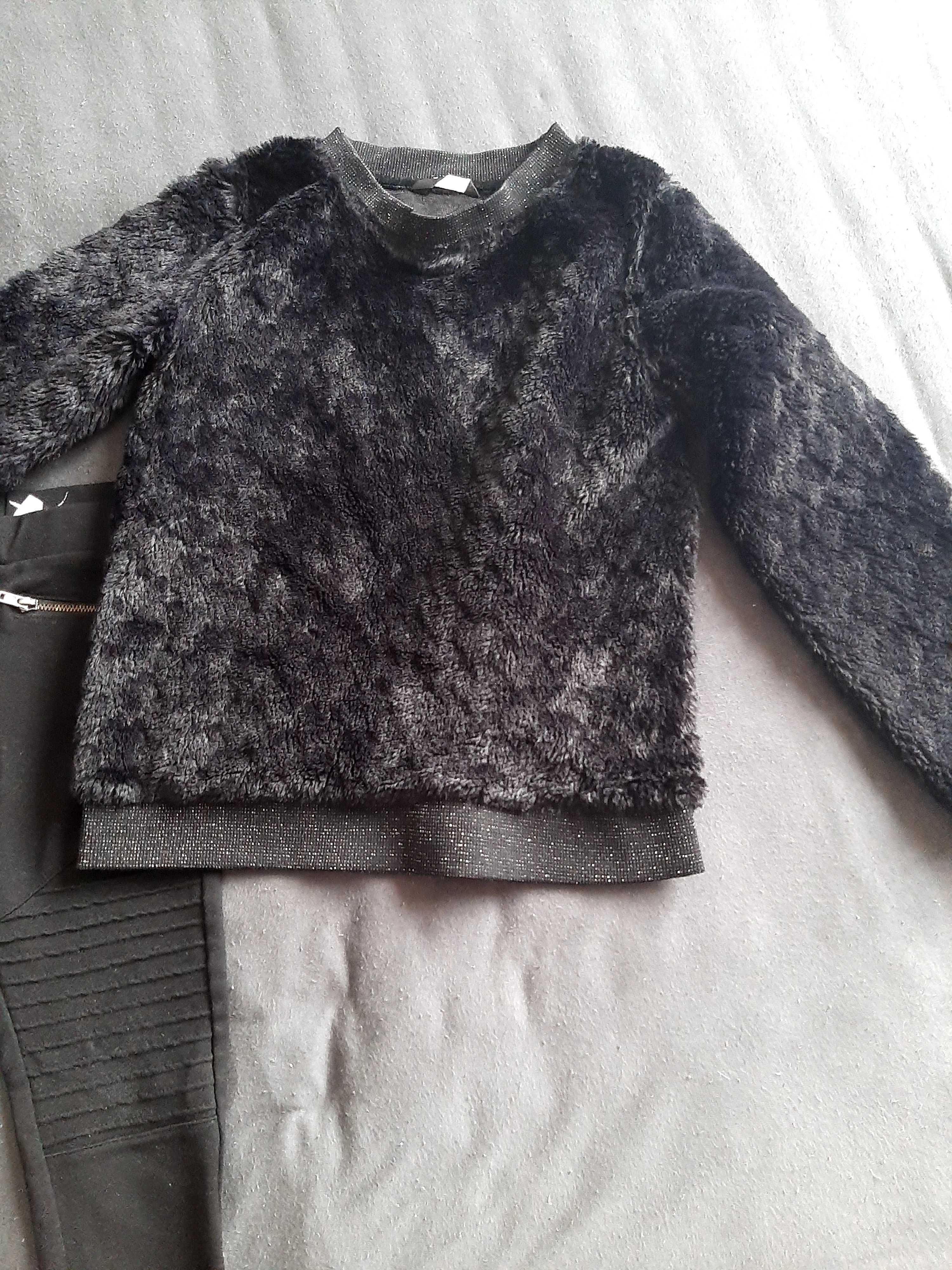 Sweterek plus getry bardziej elegantsze rozm.128 jesień/zima