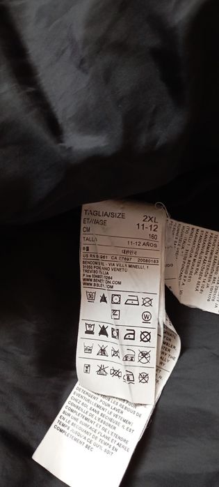 Зимова куртка хлопчакова б/у 160 см 11-12 років.