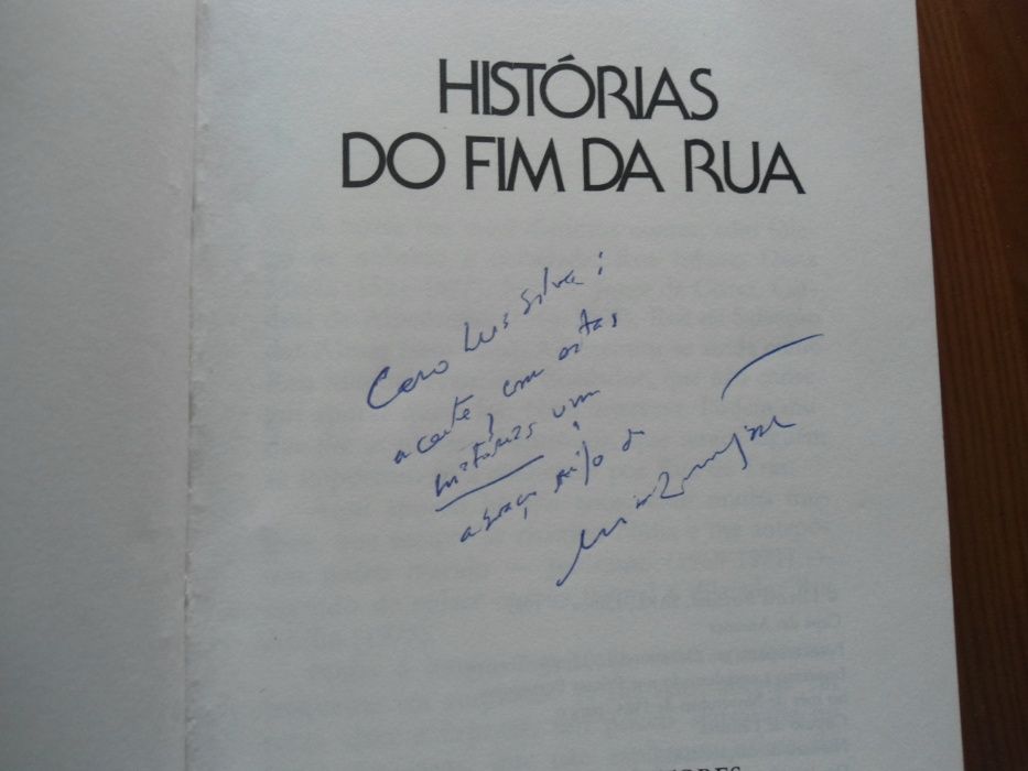 2 Obras de Mário Zambujal (década de 80) com dedicatória do autor